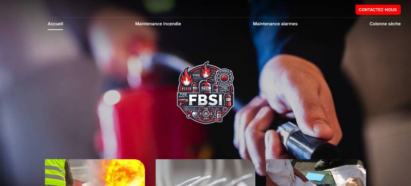 Création du site à Montpellier pour LB Protection Incendie : maintenance incendie et alarmes