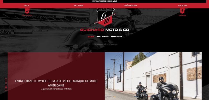 revendeur de motos neuves et occasions Indian et Royal Einfield montpellier