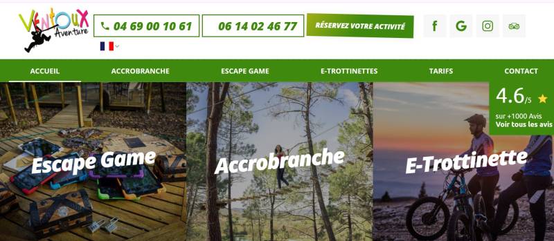 Agence web pour centre de loisir Avignon proche de Nîmes