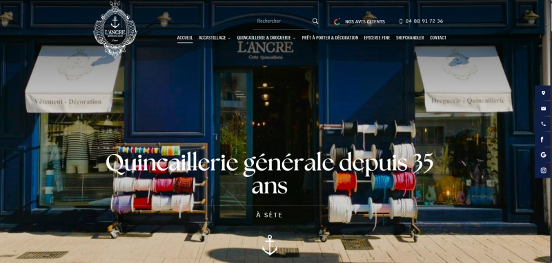 Agence WEB et référencement google pour les commerces de Sète sur le bassin de Thau Hérault